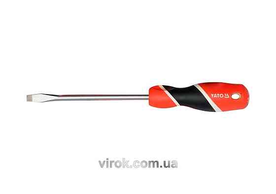 Викрутка плоска YATO : шліц SL8 х 150 мм [6/24/96] Одеса