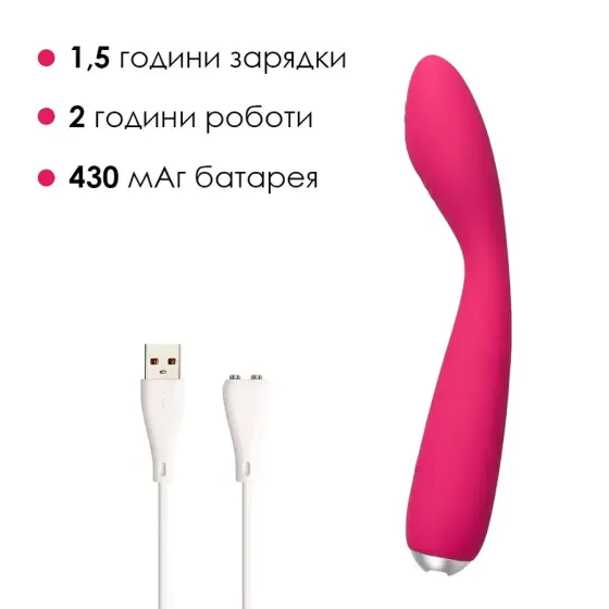 Вібратор для клітора та точки G Svakom Iris Plum Red Львів