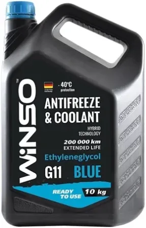 Антифриз WINSO BLUE G11 10 кг Ковель
