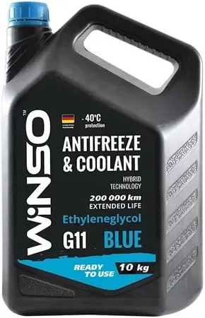 Антифриз WINSO BLUE G11 10 кг Ковель - фото 1