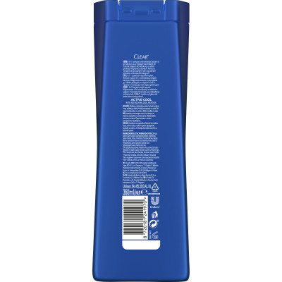 Шампунь Clear 3 в 1 для чоловіків Очищення з активованим вугіллям 360 мл (8720181241970) Вінниця - фото 2