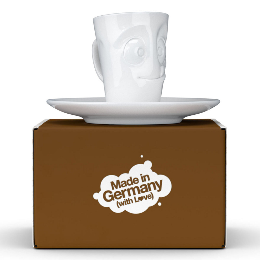 Чашка для еспресо з блюдцем Tassen Смакота (80 мл) порцеляна Білий Вінниця - фото 16