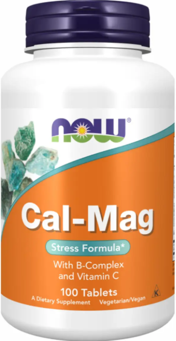 Кальцій і магній Now Food Cal-Mag Stress 100 таб Київ - фото 1