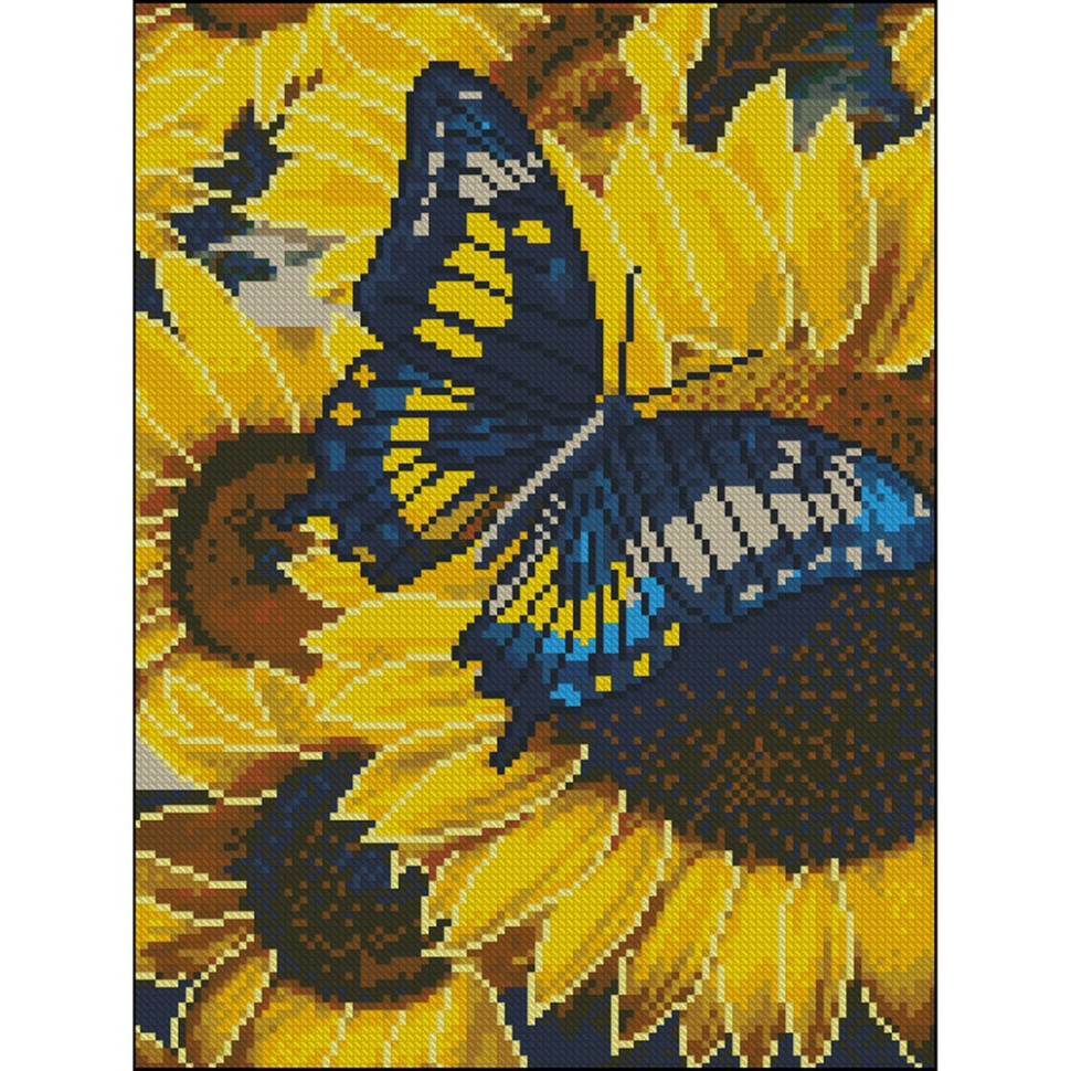 Алмазная мозаика без подрамника 