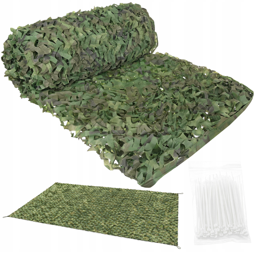 Камуфляжна маскувальна сітка розміром 4х6 метрів із кріпленнями Gardlov (27384) Нововолинськ - фото 1