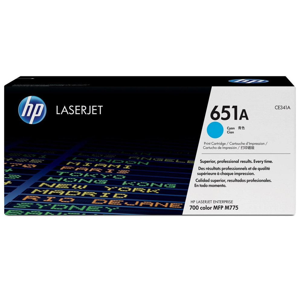 Картридж HP CLJ 651A Cyan (CE341A) Киев - изображение 1