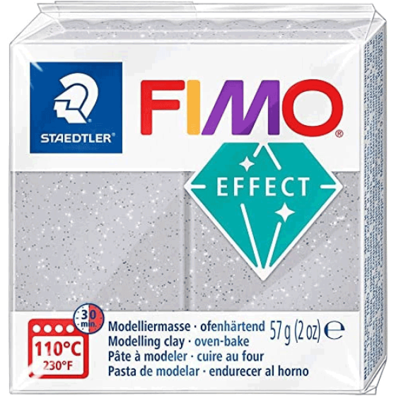 Пластика Effect Серебро с блестками 57г Fimo Киев