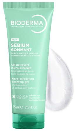Біодерма Себіум Гель-скраб Гомман Bioderma Sebium Exfoliating Purifying Gel 75 мл Дніпро