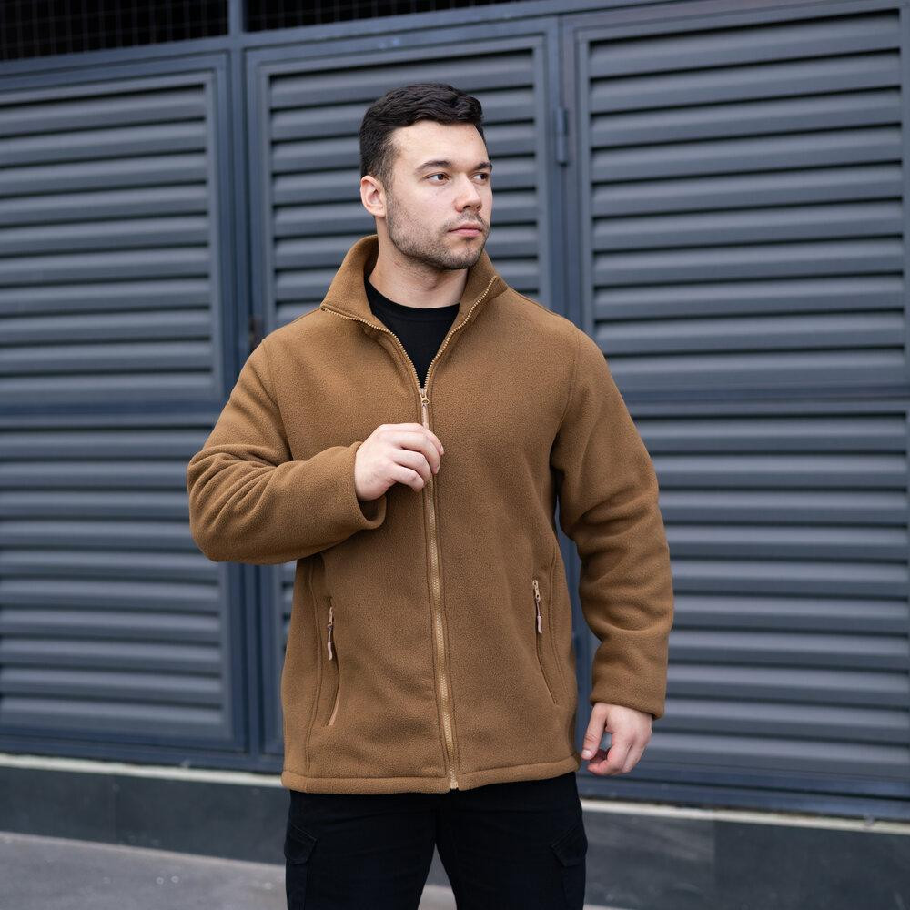 Толстовка чоловіча на блискавці койот флісова Patriot Київ - фото 3