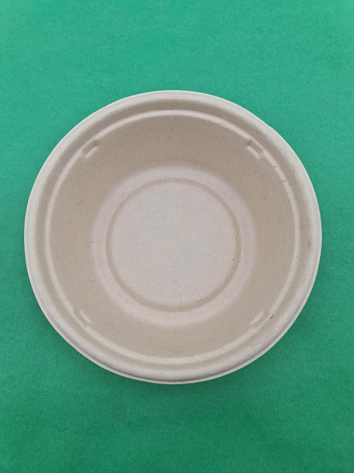 Тарілка паперова кругла глибока 400 ml (бежева) (50 шт.) Харків - фото 3