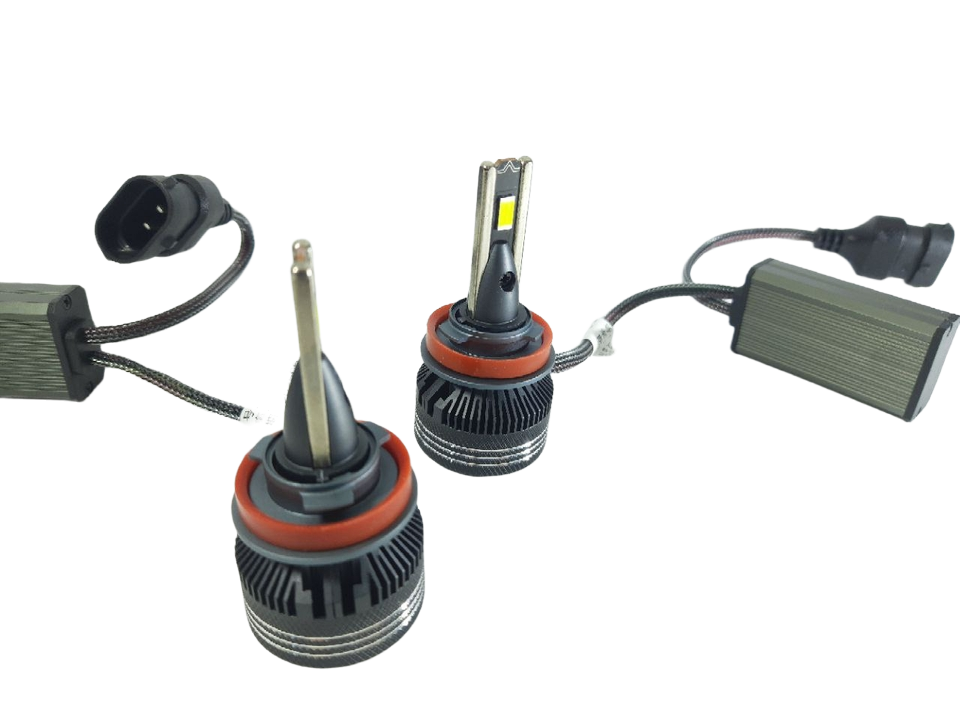 Комплект светодиодных LED ламп Sanvi V2 H11/H8/H9 (PGJ19) Canbus 65W 16000Lm 5500K 12V Харьков - изображение 2