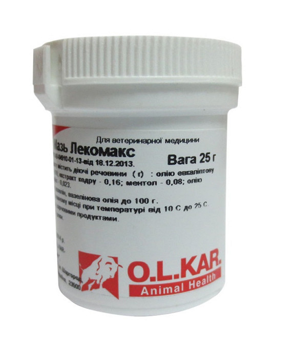 Мазь Лекомакс (Лекасептан) контейнер 25 г O.L.KAR. Винница - изображение 1