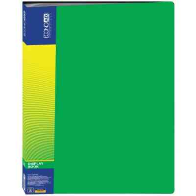 Папка с файлами Economix А4 с 40 файлами, зеленая (E30604-04) Винница