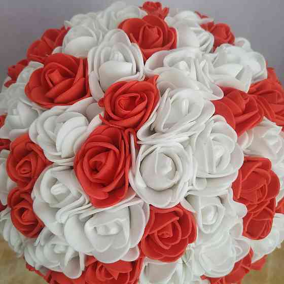 Світильник-нічник "Букет червоно-білих троянд" Дніпро