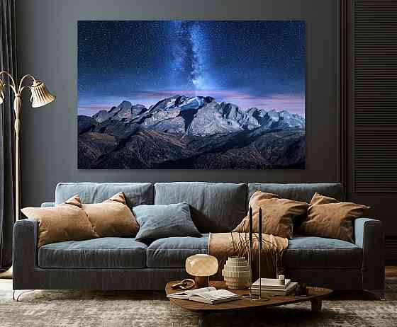 Картина полотно у вітальню / спальню    Місячне сяйво   MLP_202   ( 60х30см ) Київ