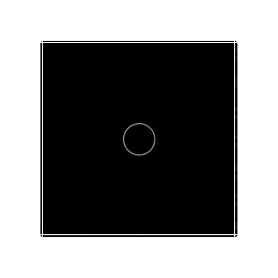 Сенсорний диммер 1 сенсор Livolo чорний скло (VL-C701D-12) Коломыя