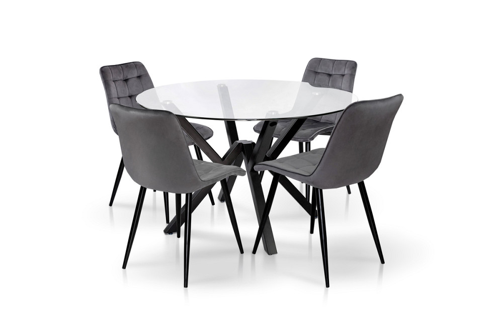 Стіл Джой XS-T6035, (D=120), чорний Київ - фото 5