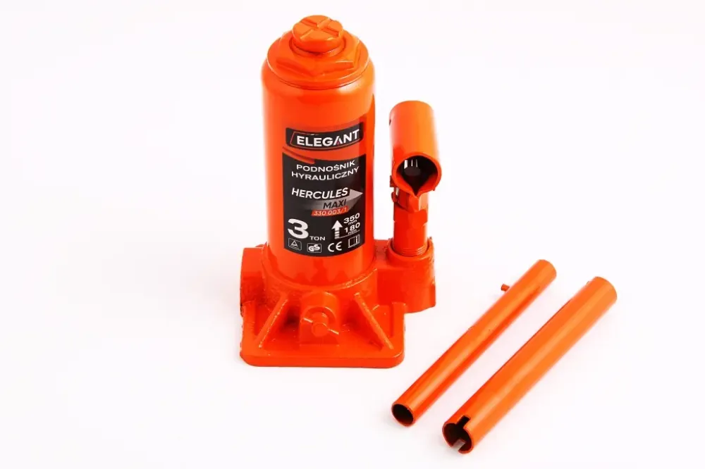 Домкрат гідравлічний 3 т 180-350м пласт. уп. Elegant Вінниця - фото 1