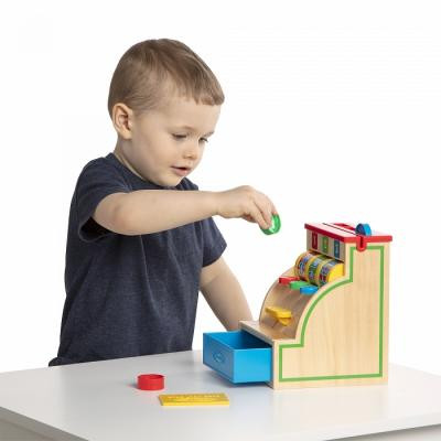 Розвиваюча іграшка Melissa&amp;Doug Перший дерев'яний касовий аппарат (MD3378) Вінниця - фото 5
