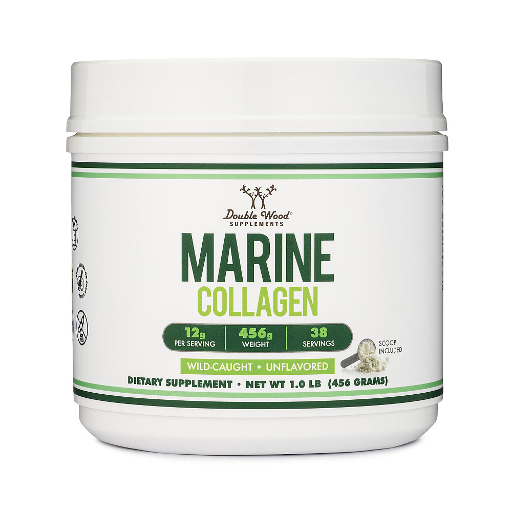 Морський колаген Double Wood Marine Collagen Peptides 456g Луцьк - фото 1
