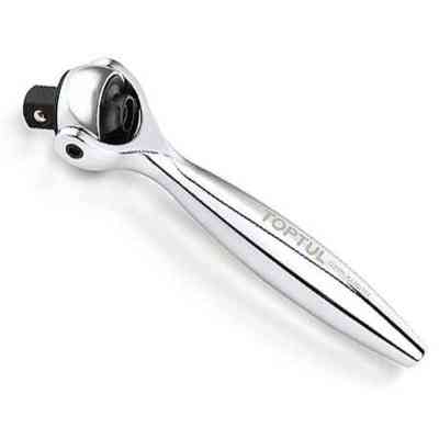 Тріскачка Toptul міні 1/4" з шарніром (360 °) 90 зубців (CHKX0810) Вінниця