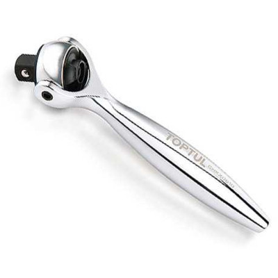 Тріскачка Toptul міні 1/4" з шарніром (360 °) 90 зубців (CHKX0810) Вінниця - фото 1