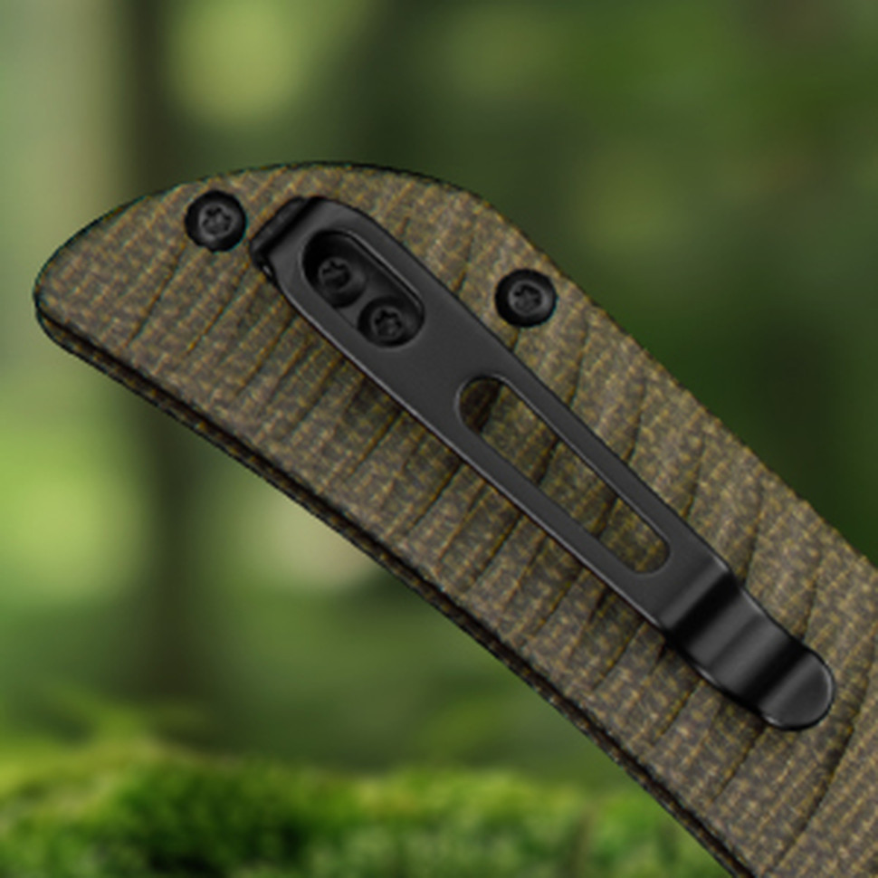 Ніж складаний туристичний Ruike P123-MB, (9.2 см) 14C28N / мікарта коричневий Київ - фото 11