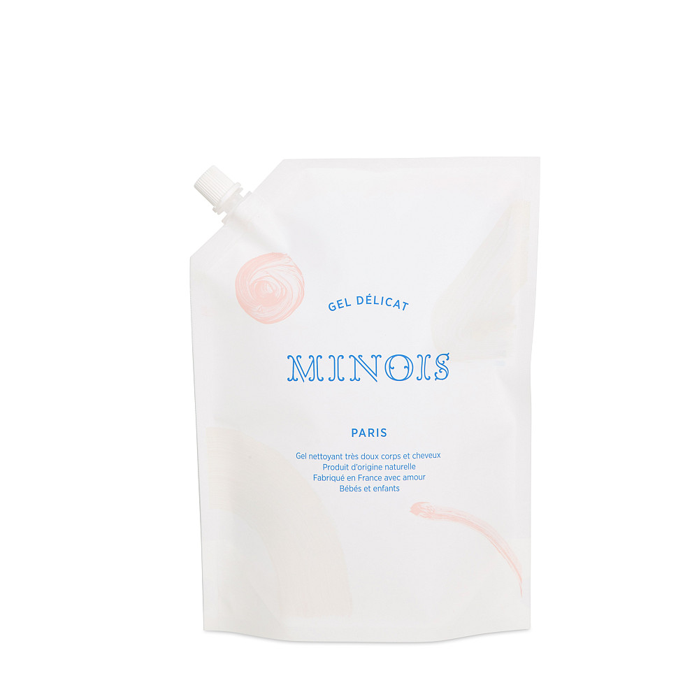 Делікатний очищувальний гель для тіла та волосся дой-пак Minois Paris 1000 мл Київ - фото 1