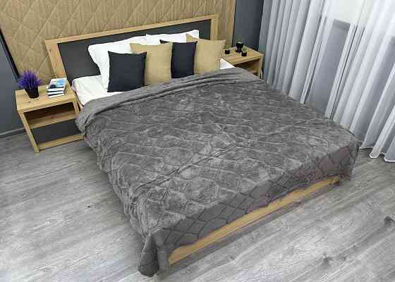 Плед-покривало Ромб 200х230 см (+-5см) Сірий (87-259) Київ