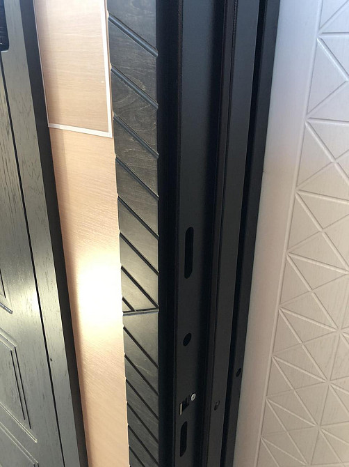 Двери уличные, ФАНЕРА,серия Премиум,  гнутый профиль, коробка 150 мм, полотно 105мм Киев - изображение 5