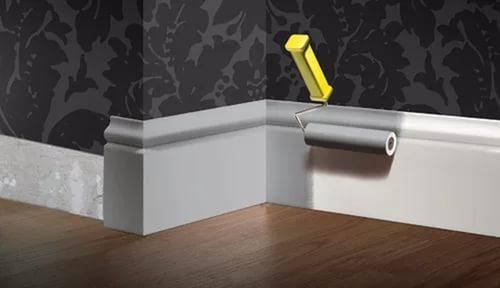 Плинтус под покраску из дюрополимера Элегант LPC - 22 (2м.п.) 117х14.5мм Днепр - изображение 7