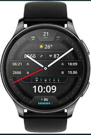 СМАРТ - Часы: Amazfit Pop 3R Silver Black. Киев