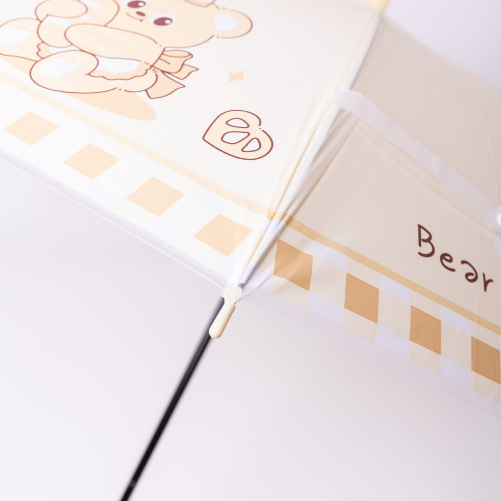 Дитячий жовтий зонт-трость полуавтомат 94 см Київ - фото 9