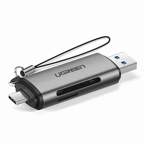 Кардрiдер UGREEN CM185 USB-C / USB-A Card Reader (UGR-50706) UGR-50706 Одеса