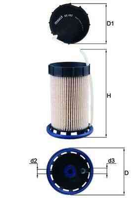KNECHT (MAHLE) KX 492 — Топливный фильтр | Эффективная очистка топлива и надежная защита топливной системы Ковель