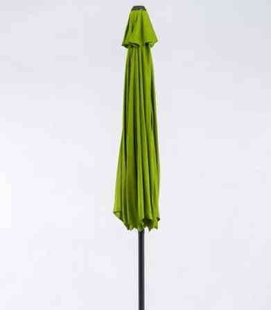 Зонт торговий антиветер Stenson MH-3841 2.7 м, зелений Винница