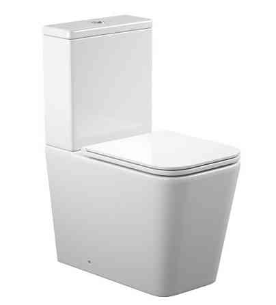 KVADRO комплект : унитаз напольный с сиденьем Soft-close + бачок Киев
