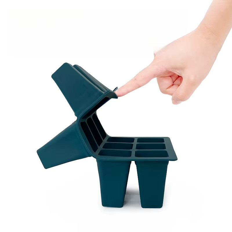 Касета для розсади лоток садовий на 12 комірок, силіконовий, багаторазовий для вирощування насіння, рослин, квітів, синій Кам'янець-Подільський - фото 6
