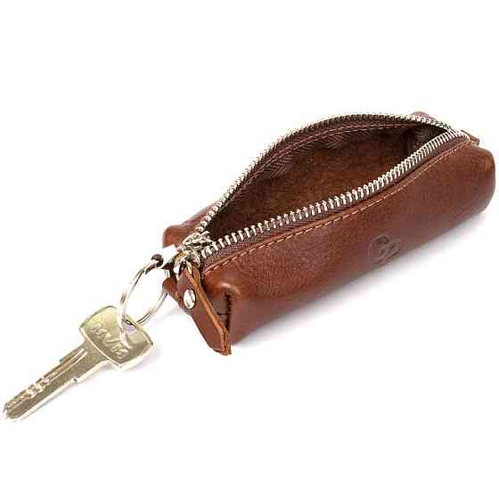 Ключница из натуральной кожи GRANDE PELLE 11388 Коричневый Киев