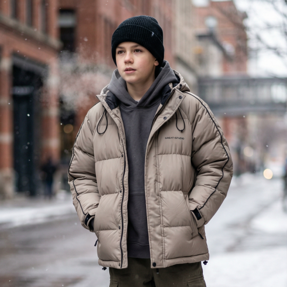 Подростковая зимняя куртка для мальчика на холофайбере 164-170 Николаев