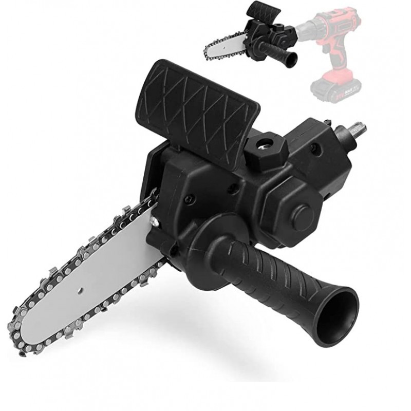 Насадка-ланцюгова пилка 4" (10см) для дриля/шуруповерта – компактний адаптер для обрізання гілок. Одеса - фото 3