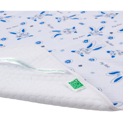 Пелюшки для малюків Еко Пупс Soft Touch Premium непромокаюча двостороння 50 х 70 см зайчата (EPG07W-5070rb) Вінниця - фото 2