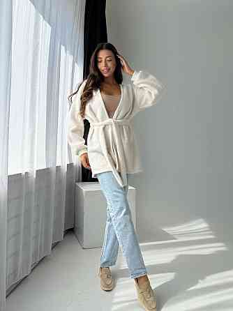 Жіночий повсякденний стильний кардиган з тканини ангора пухнастик Одеса