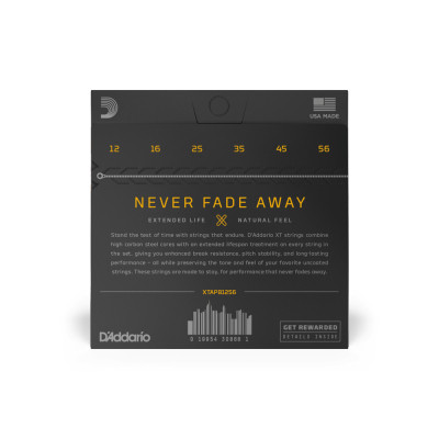 Струни для гітари D'Addario XT Phosphor Bronze Light Top / Medium Bottom (12-56) (XTAPB1256) Вінниця - фото 3