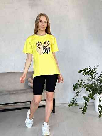 Жіночий спортивний костюм з велосипедками рубчик "Force" оптом | Норма і батал Київ