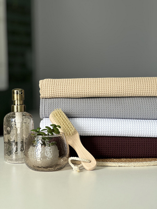 Вафельное полотенце Ideal Textile 100х150 см 220 г/м2 (56861026) Черновцы - изображение 2