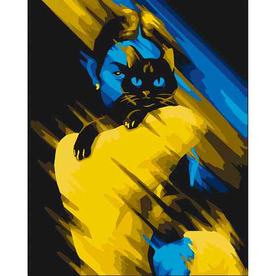 Картина за номерами "Впевнений погляд" Bambi 10398-NN 40х50 см Вінниця