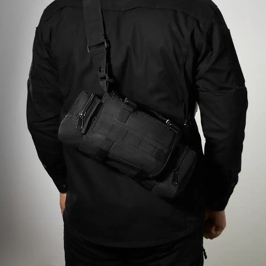 Тактична сумка для чоловіків на плече, Чоловіча невелика сумка месенджер для військових BK-25 Львів - фото 2