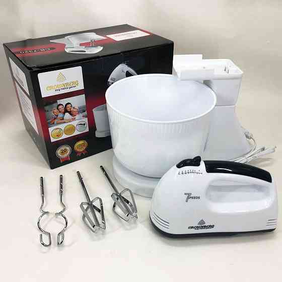 Миксер с высокой мощностью, Миксер кухонный помощник Двухвенчиковый для кухни YT-72 Львов