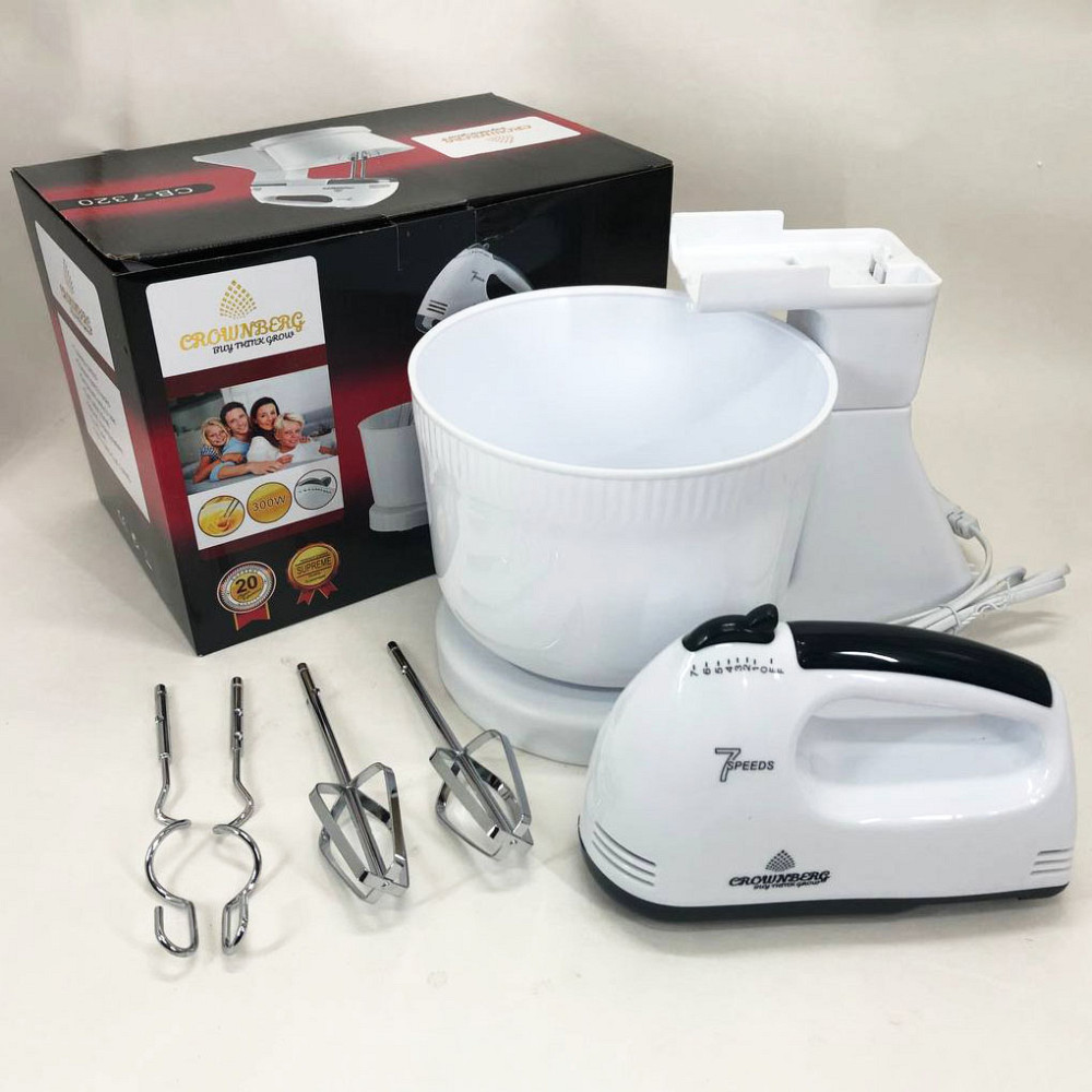 Миксер с высокой мощностью, Миксер кухонный помощник Двухвенчиковый для кухни YT-72 Львов - изображение 1